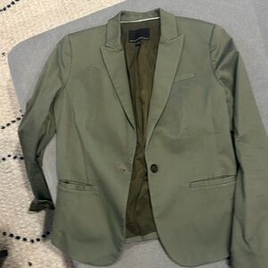 Army green banana republic blazer